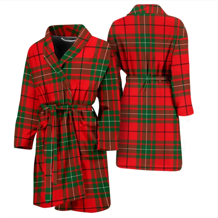 Scottish MacAulay Modern Clan Tartan Bathrobe 3