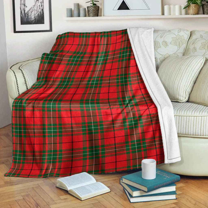 Scottish MacAulay Modern Clan Tartan Blanket Tartan Plaid 2