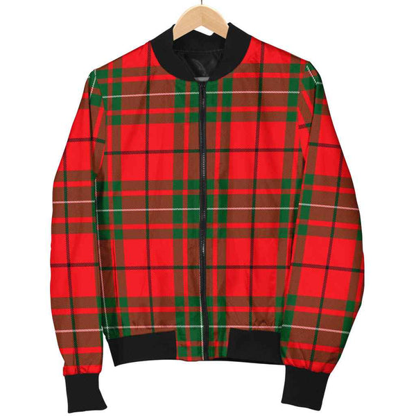 Scottish MacAulay Modern Clan Tartan Bomber Jacket Tartan Plaid 1