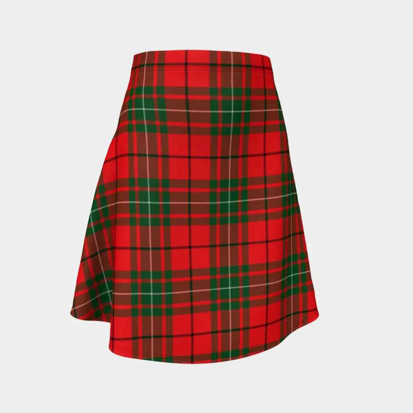 Scottish MacAulay Modern Clan Tartan Flare Skirt Tartan Plaid 1