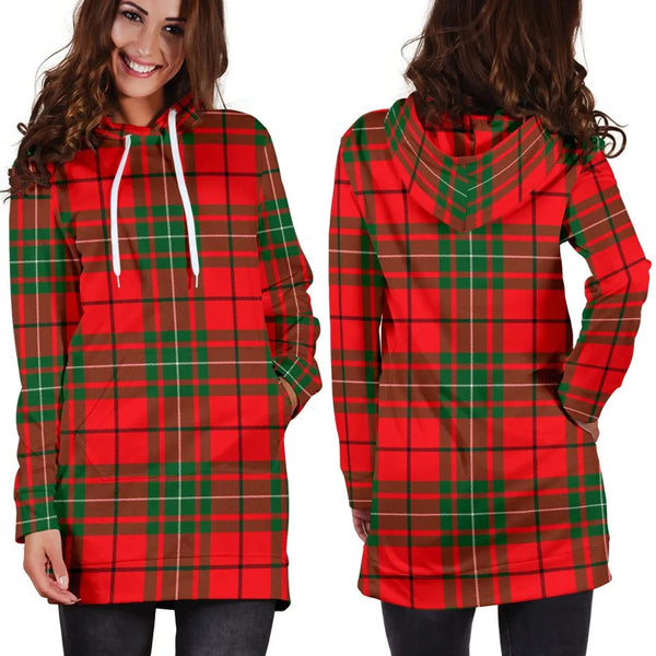 Scottish MacAulay Modern Clan Tartan Hoodie Dress