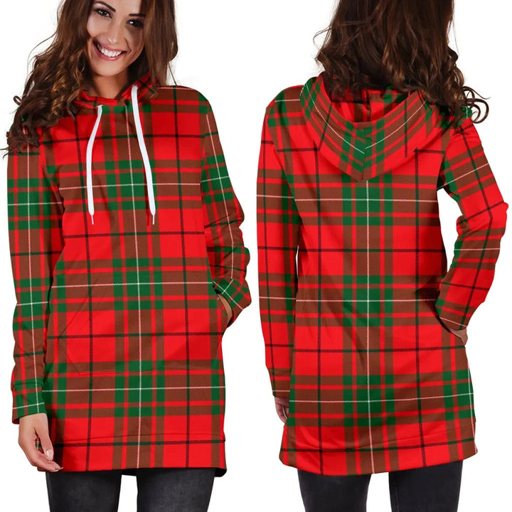 Scottish MacAulay Modern Clan Tartan Hoodie Dress