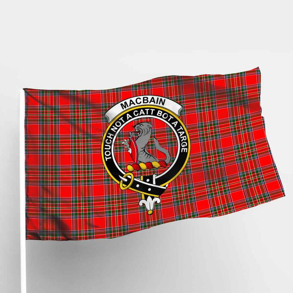 Scottish MacBain Clan Crest Tartan Flag Parade Tartan Plaid 1