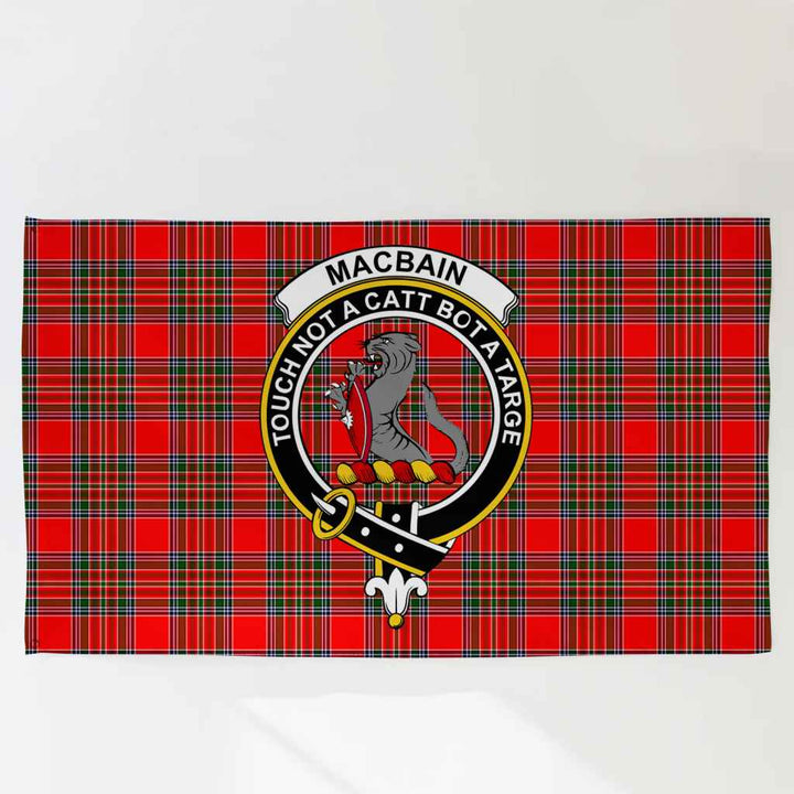 Scottish MacBain Clan Crest Tartan Flag Parade Tartan Plaid 3