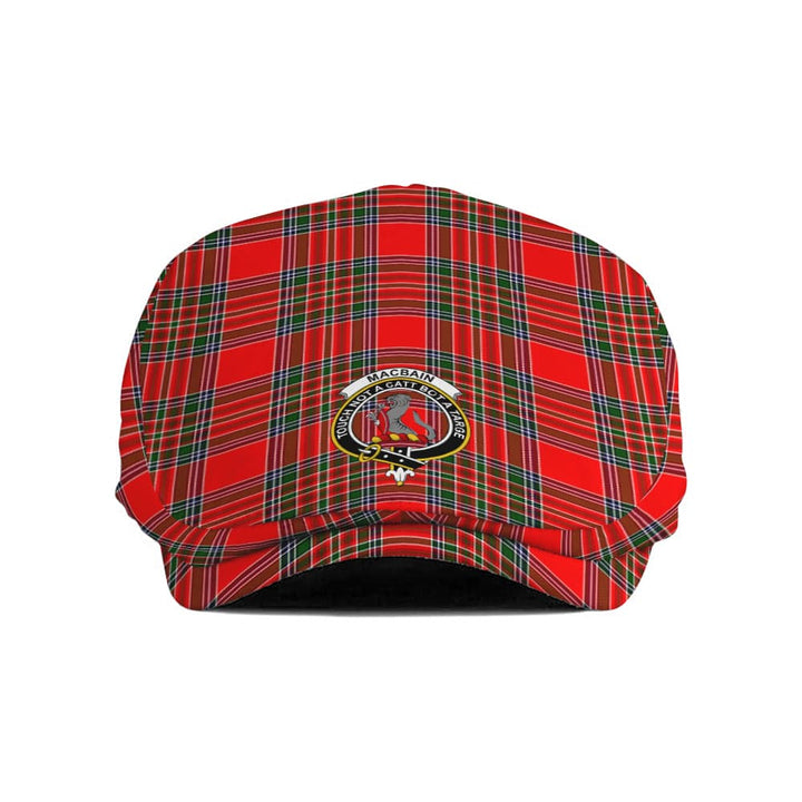 Scottish MacBain Clan Crest Tartan Flat Cap Tartan Plaid 1
