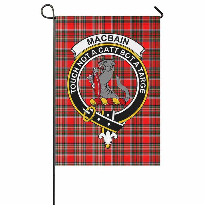 Scottish MacBain Clan Crest Tartan Garden Flag Tartan Plaid 1