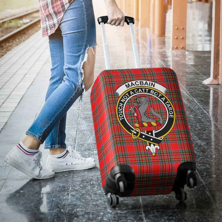 Scottish MacBain Clan Crest Tartan Luggage Cover Tartan Plaid 3