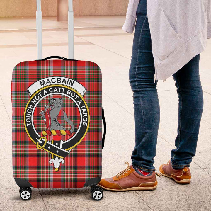 Scottish MacBain Clan Crest Tartan Luggage Cover Tartan Plaid 4