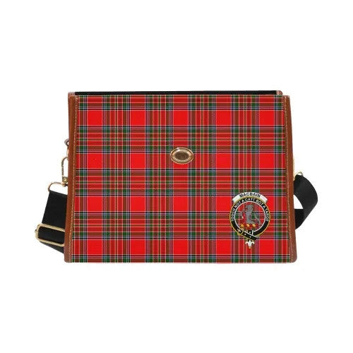 Scottish MacBain Clan Crest Tartan Waterproof Canvas Bag Tartan Plaid 2
