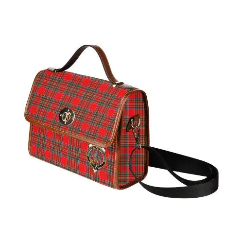 Scottish MacBain Clan Crest Tartan Waterproof Canvas Bag Tartan Plaid 4