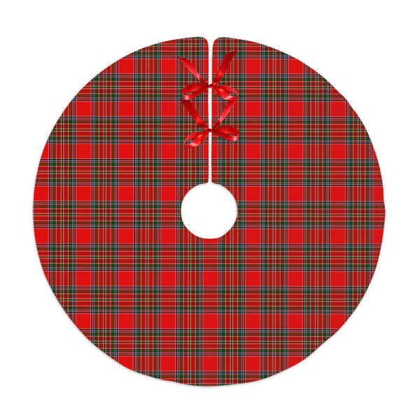 Scottish MacBean Modern Clan Tartan Christmas Tree Skirt No Tassels 1 Tartan Plaid
