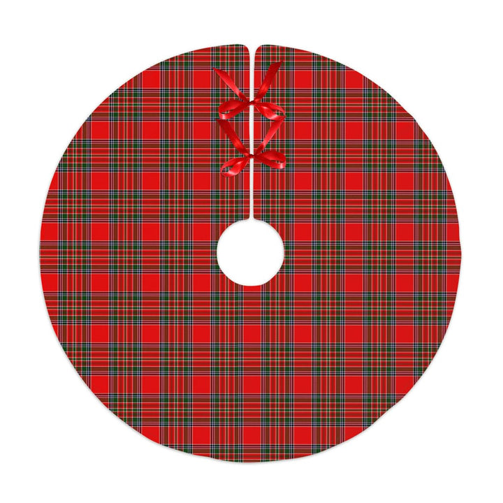 Scottish MacBean Modern Clan Tartan Christmas Tree Skirt No Tassels 1 Tartan Plaid