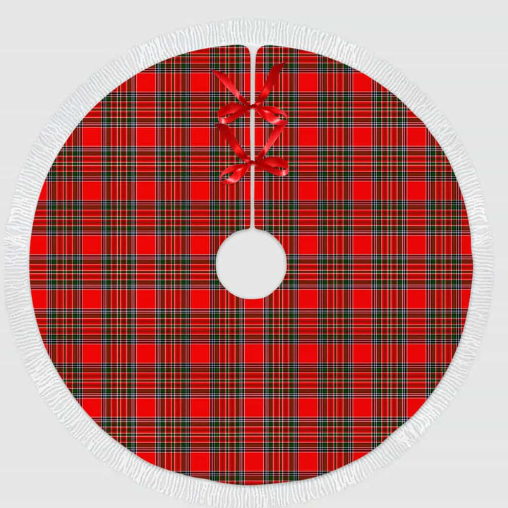 Scottish MacBean Modern Clan Tartan Christmas Tree Skirt Tassels 1 Tartan Plaid