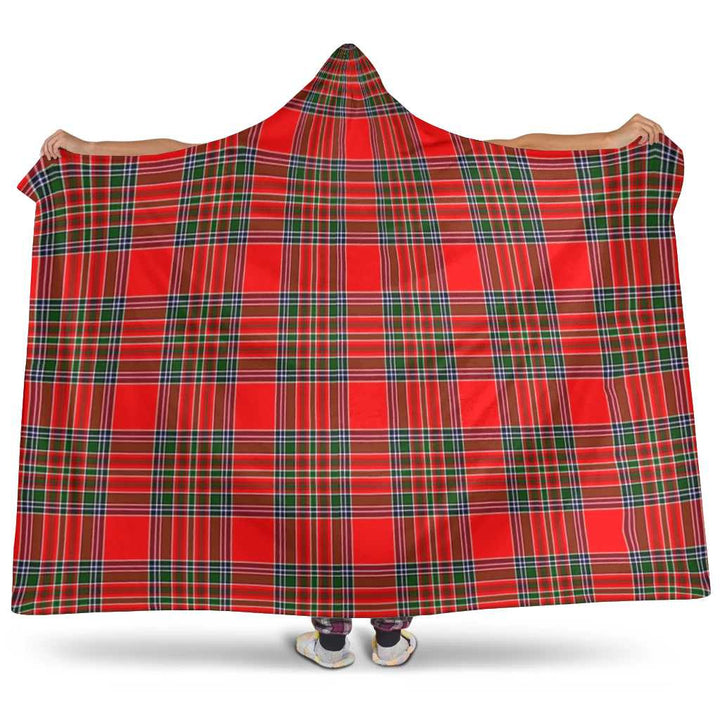 Scottish MacBean Modern Clan Tartan Hooded Blanket Tartan Plaid 1