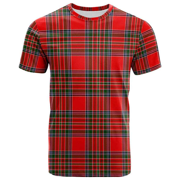 Scottish MacBean Modern Clan Tartan T-Shirt Front Side Tartan Plaid