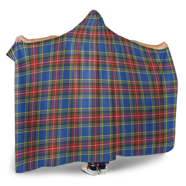 Scottish MacBeth Modern Clan Tartan Hooded Blanket Tartan Plaid 2