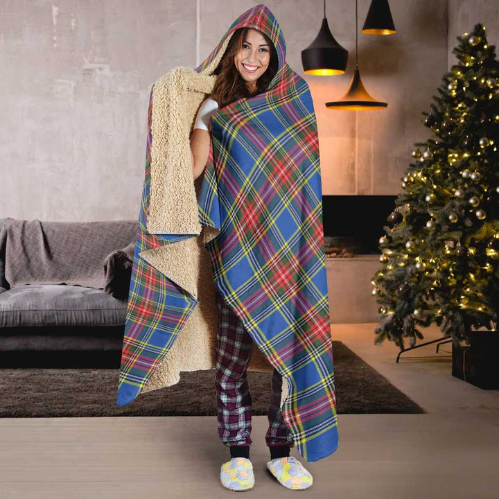 Scottish MacBeth Modern Clan Tartan Hooded Blanket Tartan Plaid 6