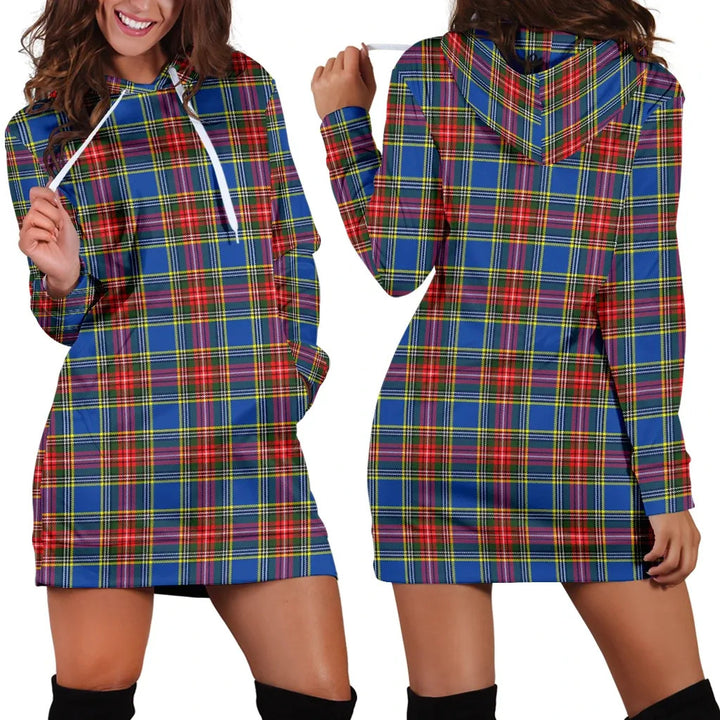 Scottish MacBeth Modern Clan Tartan Hoodie Dress