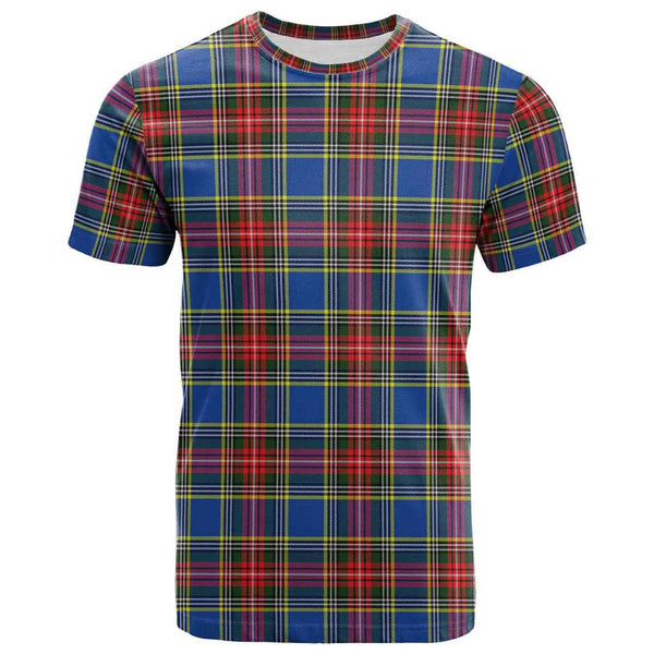 Scottish MacBeth Modern Clan Tartan T-Shirt Front Side Tartan Plaid