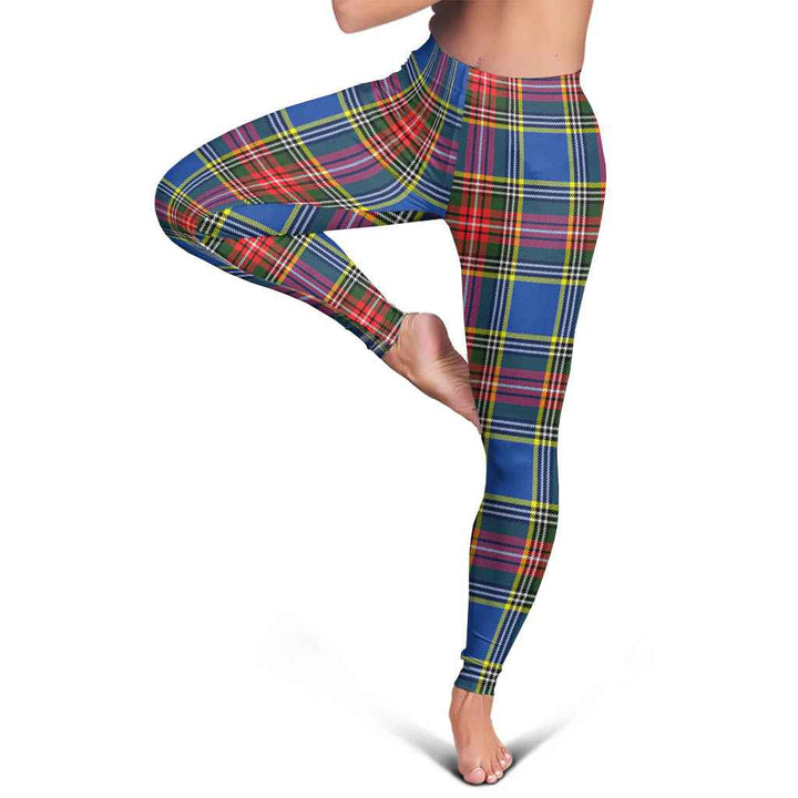 Scottish MacBeth Modern Clan Tartan Women Leggings Tartan Plaid 5