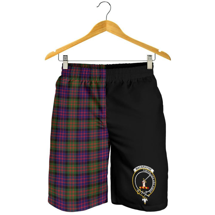 Scottish MacBrayne Clan Crest Tartan Half of Me Men's Shorts