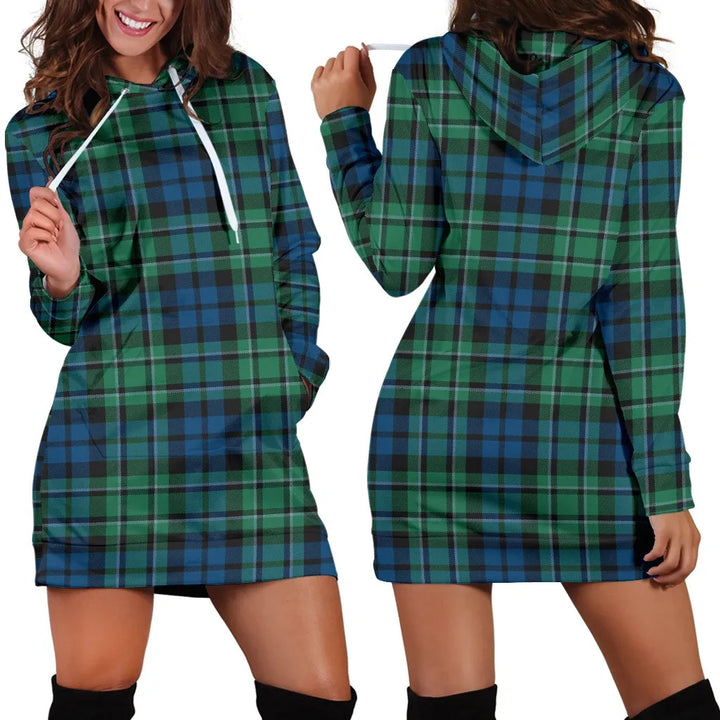 Scottish MacCallum Ancient Clan Tartan Hoodie Dress