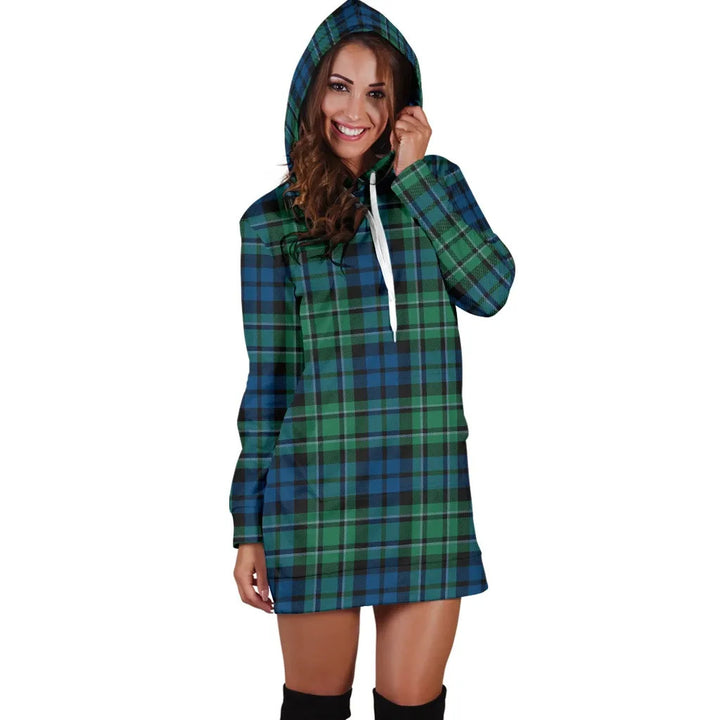Scottish MacCallum Ancient Clan Tartan Hoodie Dress