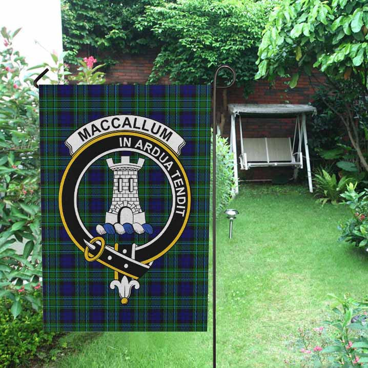Scottish MacCallum Clan Crest Tartan Garden Flag Tartan Plaid 2