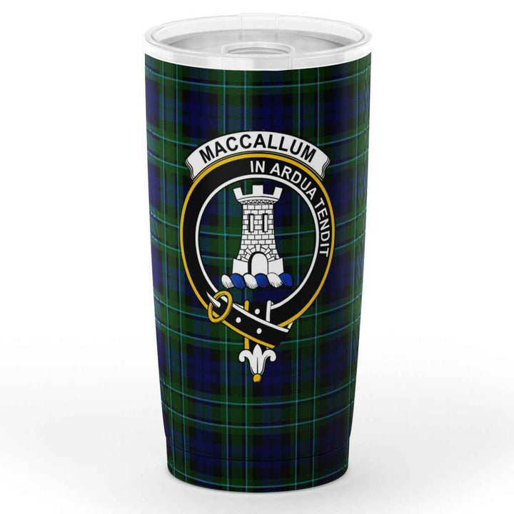Scottish MacCallum Clan Crest Tartan Insulated Tumbler Tartan Plaid 1