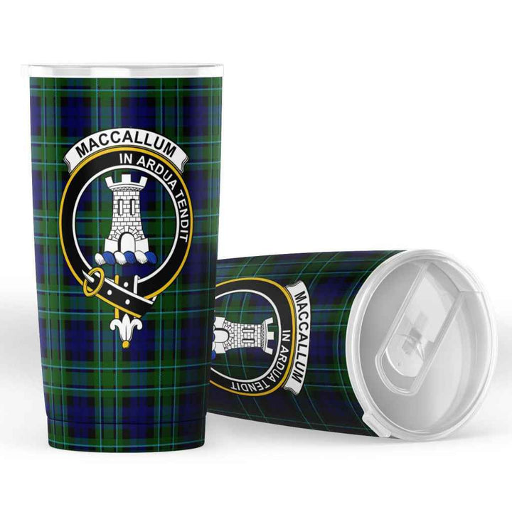 Scottish MacCallum Clan Crest Tartan Insulated Tumbler Tartan Plaid 4