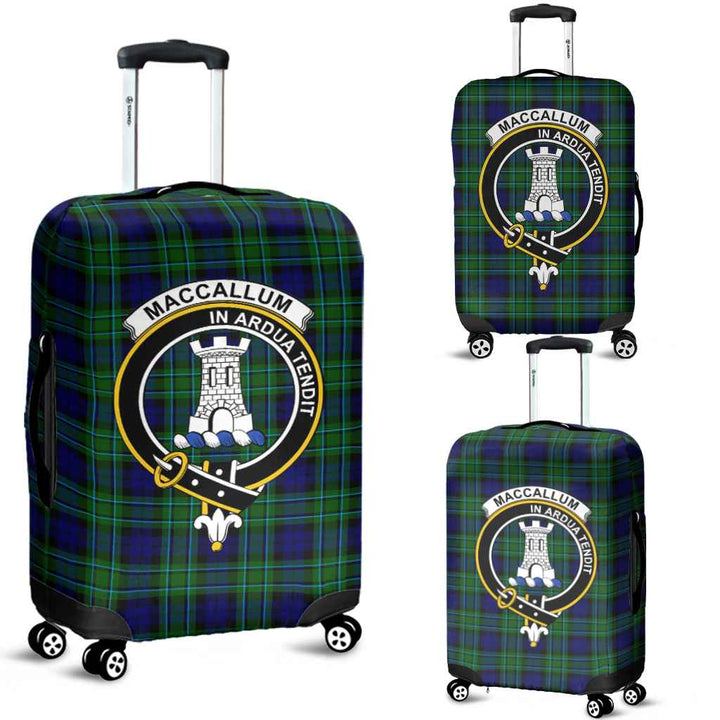 Scottish MacCallum Clan Crest Tartan Luggage Cover Tartan Plaid 1