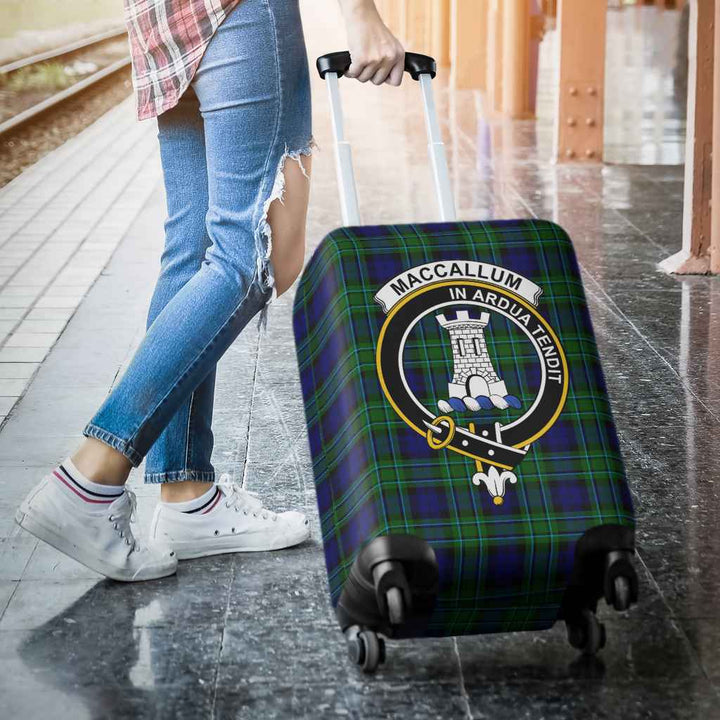 Scottish MacCallum Clan Crest Tartan Luggage Cover Tartan Plaid 3