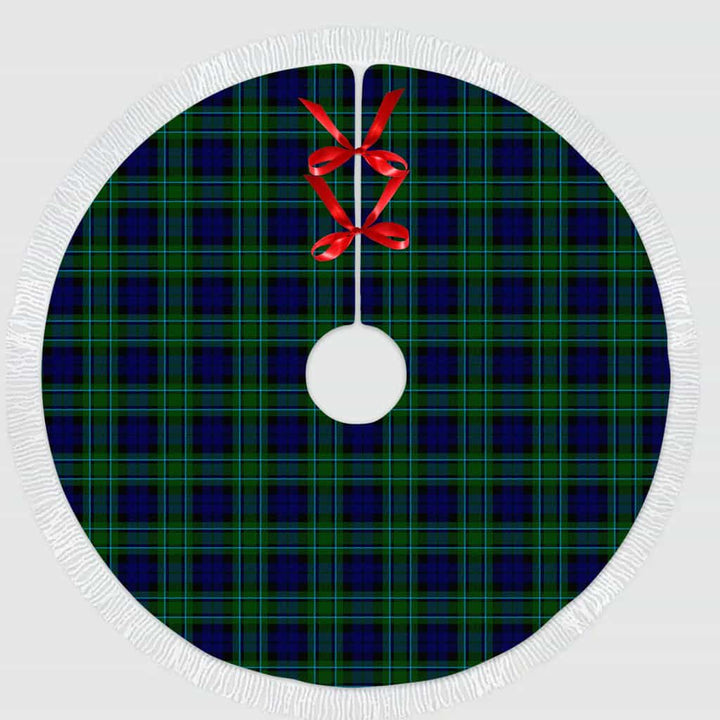 Scottish MacCallum Modern Clan Tartan Christmas Tree Skirt Tassels 1 Tartan Plaid