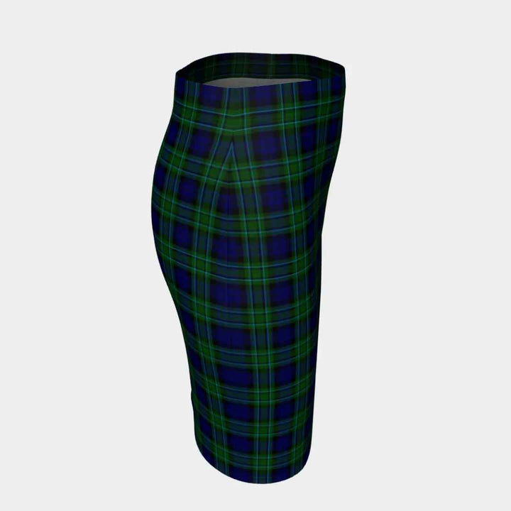 Scottish MacCallum Modern Clan Tartan Fitted Skirt Tartan Plaid 3