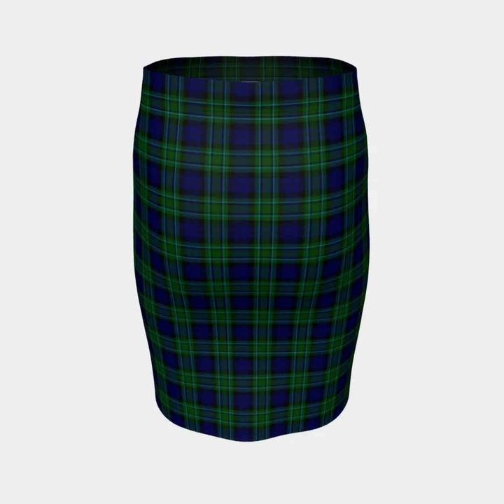 Scottish MacCallum Modern Clan Tartan Fitted Skirt Tartan Plaid 4
