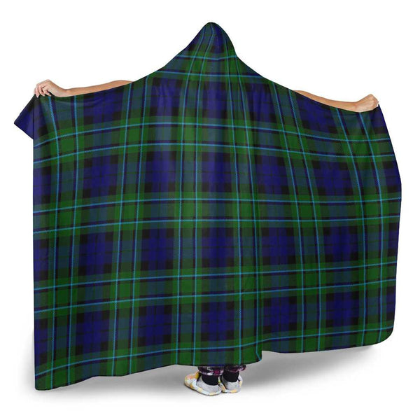 Scottish MacCallum Modern Clan Tartan Hooded Blanket Tartan Plaid 2