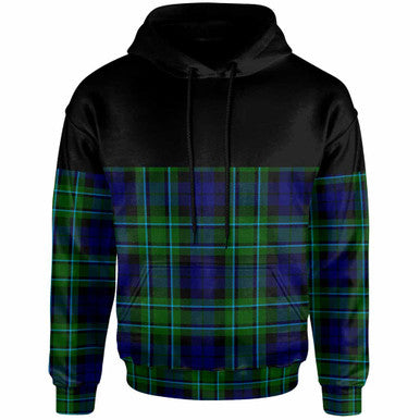 Scottish MacCallum Modern Clan Tartan Hoodie - Horizontal Style Front Side Tartan Plaid