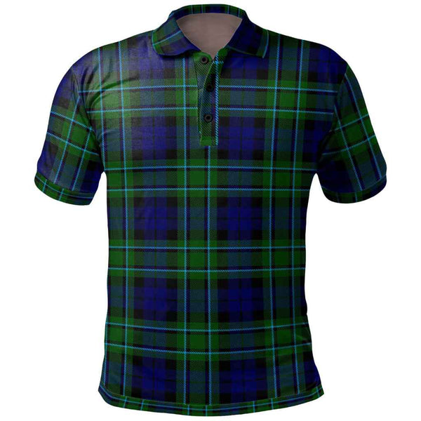 Scottish MacCallum Modern Clan Tartan Polo Shirt Front Side Tartan Plaid