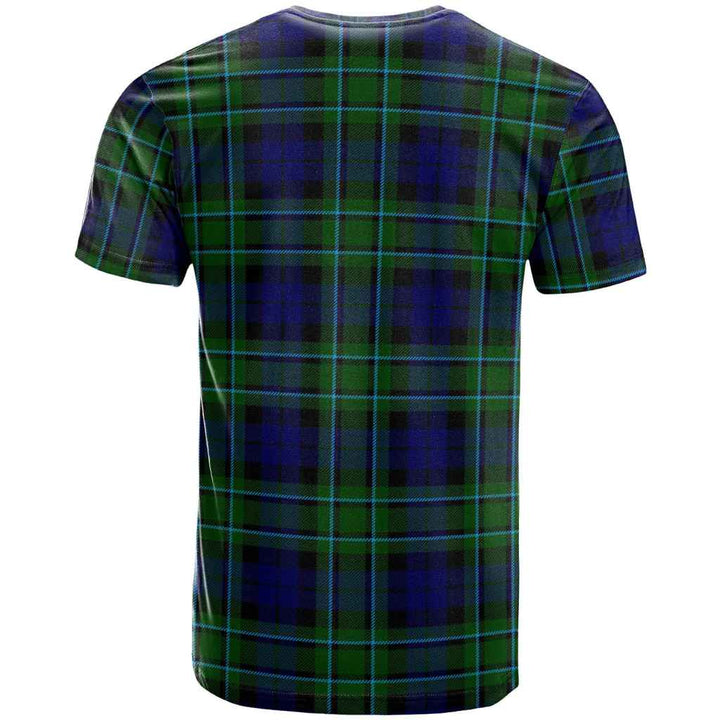 Scottish MacCallum Modern Clan Tartan T-Shirt Back Side Tartan Plaid