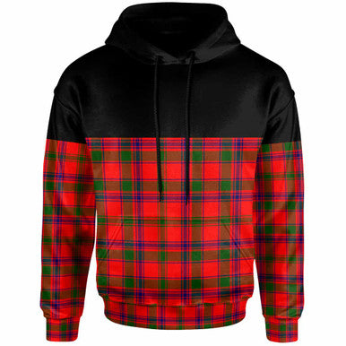 Scottish MacColl Modern Clan Tartan Hoodie - Horizontal Style Front Side Tartan Plaid