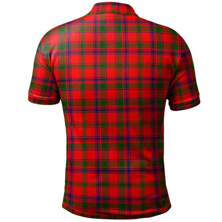 Scottish MacColl Modern Clan Tartan Polo Shirt Back Side Tartan Plaid