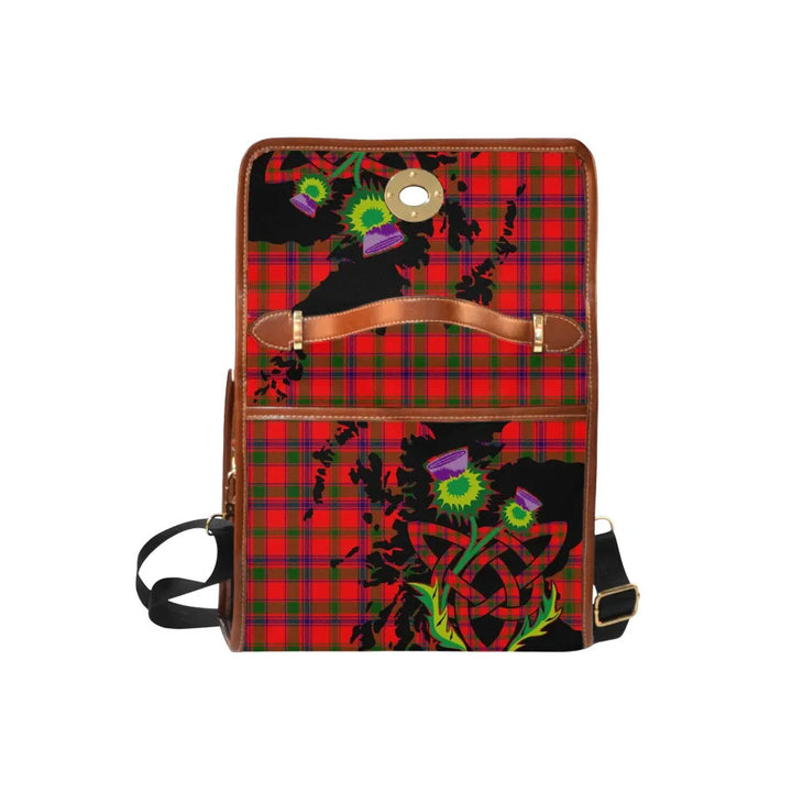 Scottish MacColl Modern Clan Tartan Waterproof Canvas Bag With Thistle Tartan Plaid 6