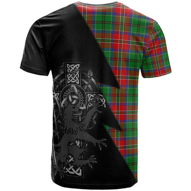 MacCulloch Tartan Polo Shirt - Lion Rampant And Celtic Thistle Style main image 1
