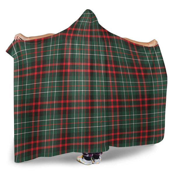 Scottish MacDiarmid Modern Clan Tartan Hooded Blanket Tartan Plaid 2