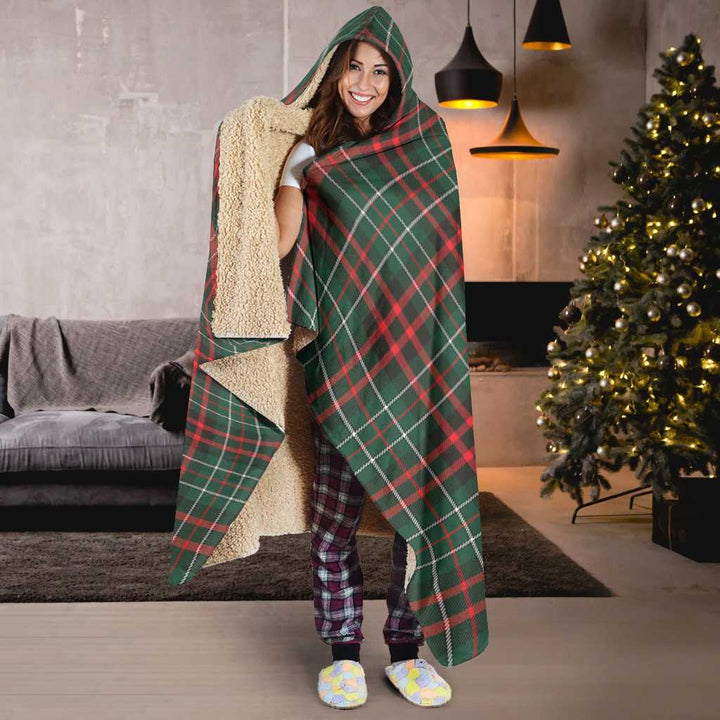 Scottish MacDiarmid Modern Clan Tartan Hooded Blanket Tartan Plaid 6