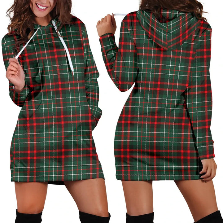 Scottish MacDiarmid Modern Clan Tartan Hoodie Dress