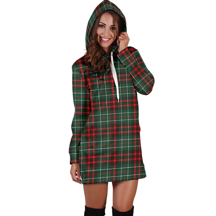 Scottish MacDiarmid Modern Clan Tartan Hoodie Dress