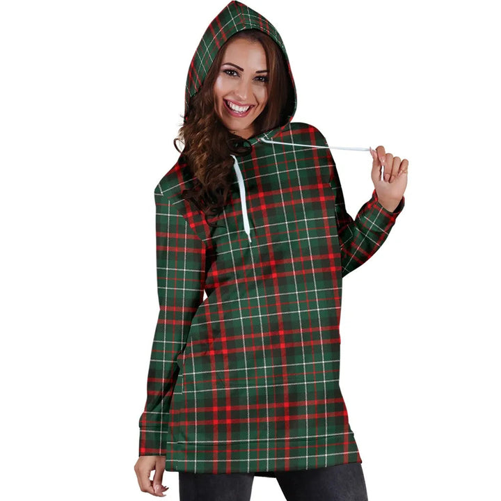 Scottish MacDiarmid Modern Clan Tartan Hoodie Dress