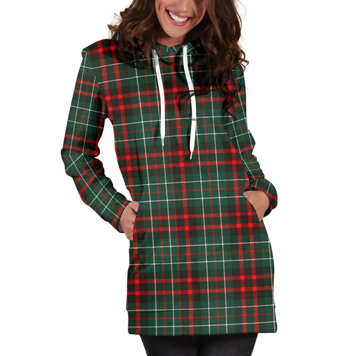 Scottish MacDiarmid Modern Clan Tartan Hoodie Dress