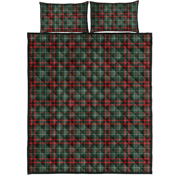 Scottish MacDiarmid Modern Clan Tartan Quilt Bed Set Tartan Plaid 1